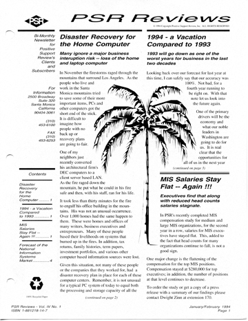 PSR Reviews 1992-03